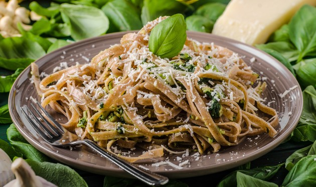 Tjestenina s pestom od špinata