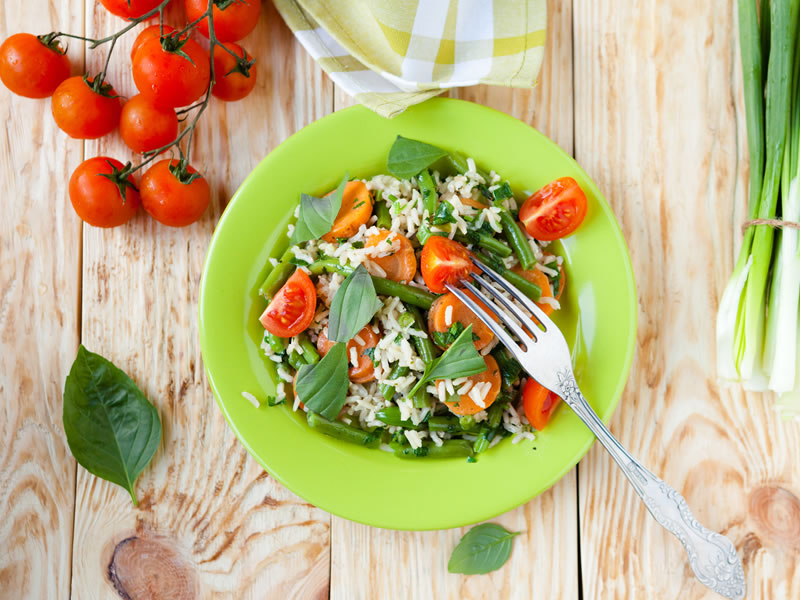 Salata sa rižom i lososom (Sonoma dijeta)