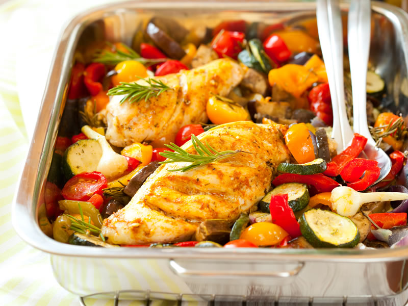 Patka s umakom od šumskog voća