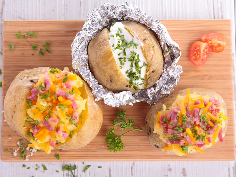 Punjeni zapečeni krumpiri