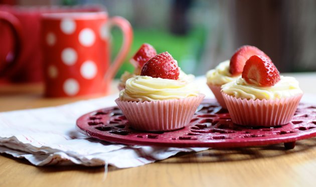 Muffini od banane i jagoda