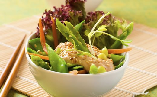 Salata s mahunama i začinima