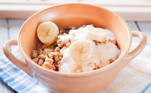 Zobene pahuljice s bananom i orasima