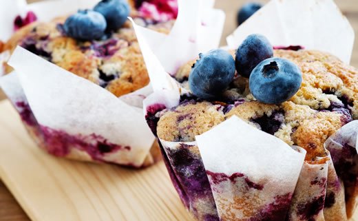 Muffini s bananom i borovnicama