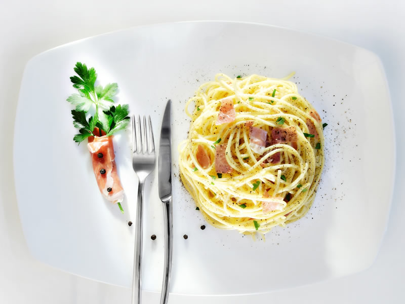 Niskomasna tjestenina carbonara