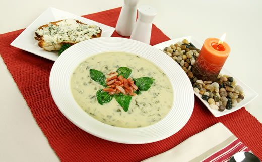 Krem juha od poriluka sa listom mlade pšenice