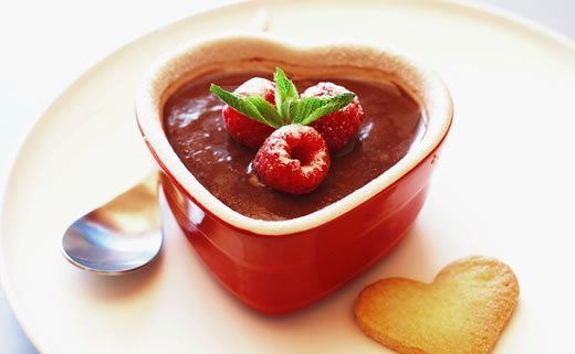 Čokoladni mousse s malinama (GI dijeta)