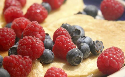 Palačinke od badema s malinama (GI dijeta)