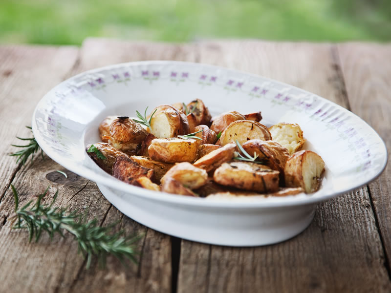 Pečeni krumpir s češnjakom i začinima (DASH dijeta)