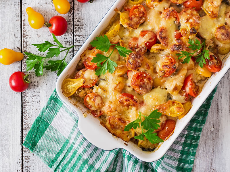 Složenac od lososa s tjesteninom