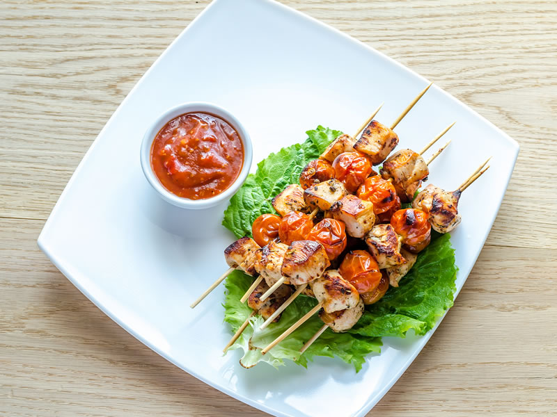 Ljuti teleći ražnjići