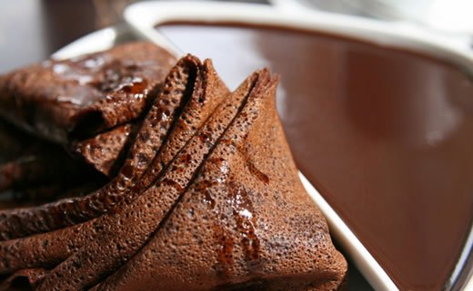 Omlet od čokolade s bobičastim voćem