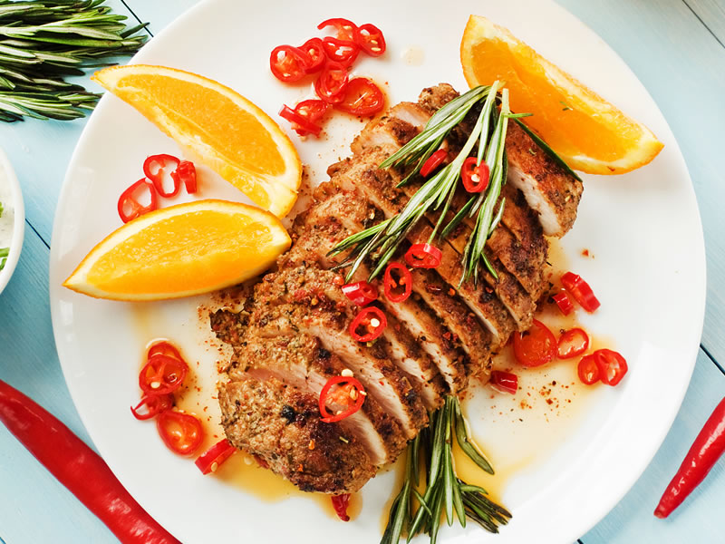 Začinjena pečena piletina