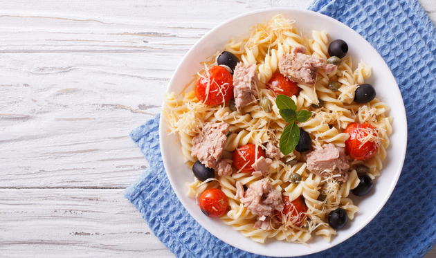 Tjestenina s tunom i šampinjonima