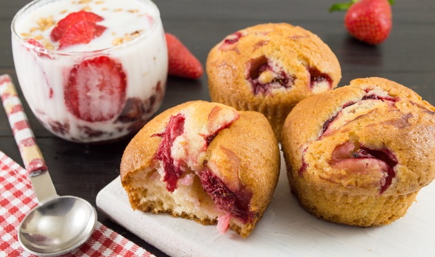 Muffini od jagode i banane