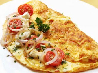 Omlet s feta sirom
