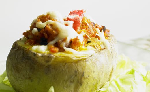 Zapečeni krumpiri punjeni povrćem