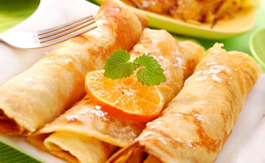 Palačinke s preljevom od naranče