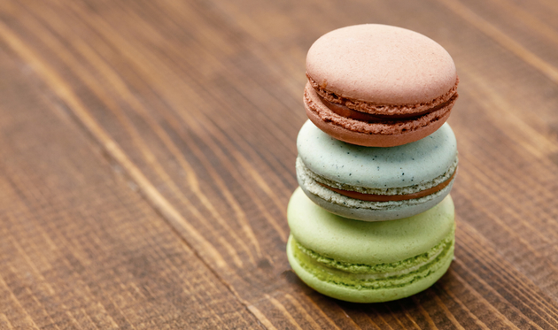 Macarons s kremom od čokolade