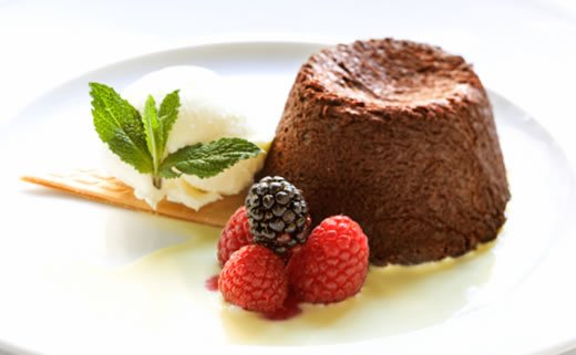 Zapečeni čokoladni puding