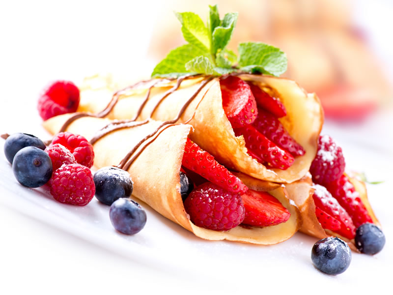 Palačinke sa svježim voćem