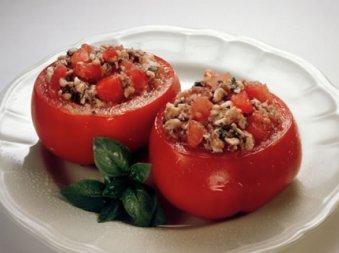 Rajčice punjene quinoom i špinatom