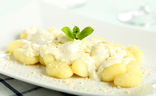 Njoki u umaku od gorgonzole