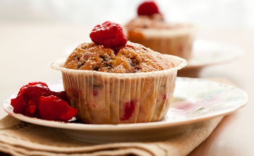 Muffini od malina i čokolade