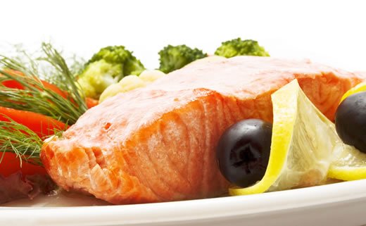 Losos sa salsom od avokada