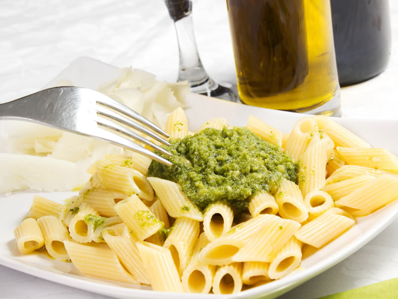 Penne s graškom i bundevom