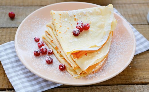 Palačinke s kremom od kokosa