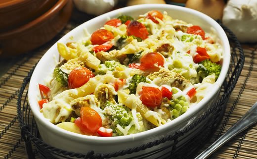 Zapečena ječmena kaša s povrćem