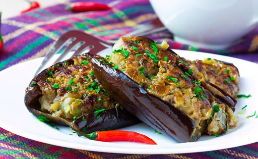 Patlidžani punjeni quinoom