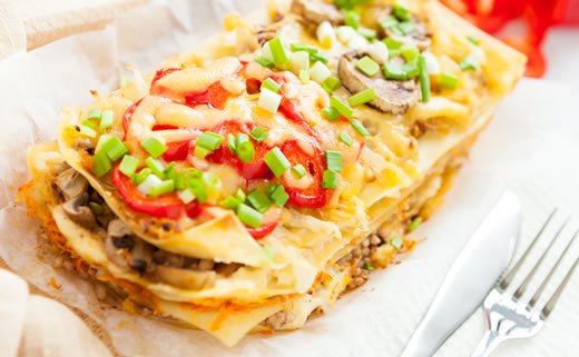 Lazanje od šampinjona