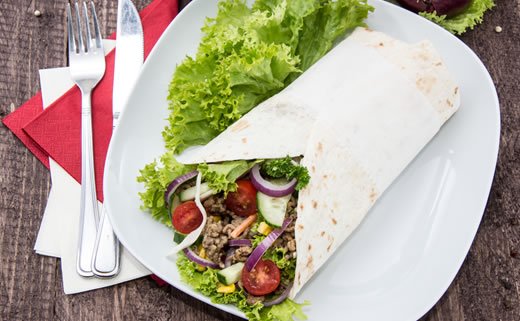 Tortilje punjene gljivama i đumbirom