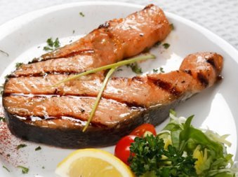 Losos s medom i sezamom