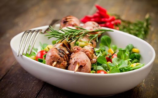 Pileći ražnjići marinirani u jogurtu