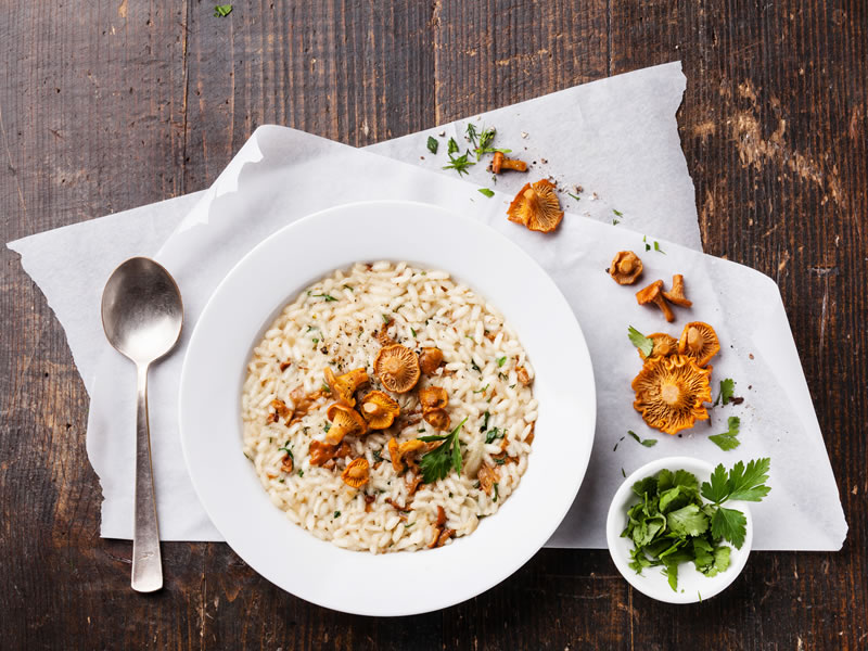 Kremasti rižoto u bijelom vinu