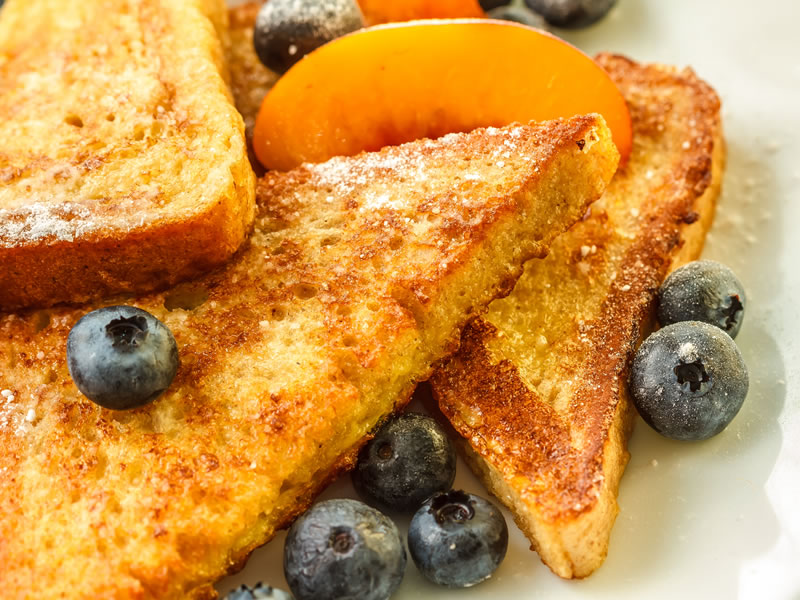 Tost od breskve i piletine