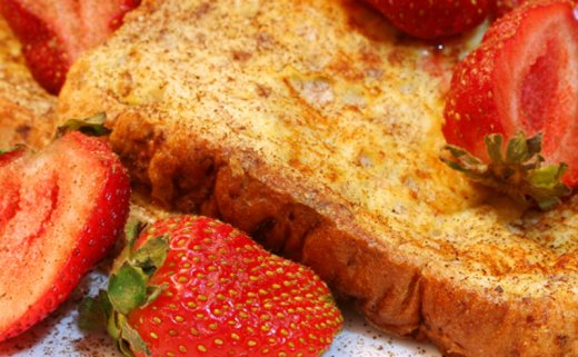 Tost s breskvama i medom