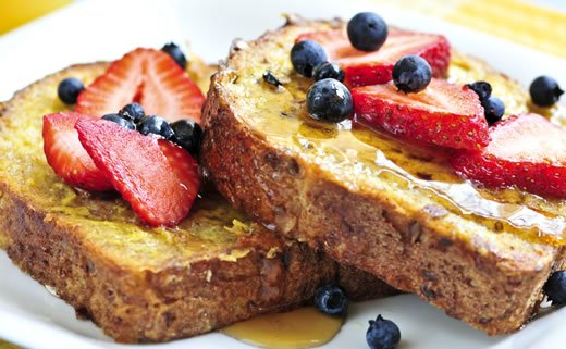 Francuski banana split tost