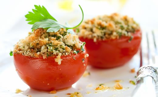 Zapečene rajčice s češnjakom i ružmarinom