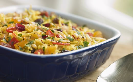 Zapečena riža s brokulom i piletinom