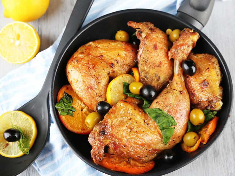 Pileći zabatci sa češnjakom i sezamom