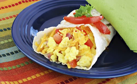 Tortilje punjene kajganom i ricottom