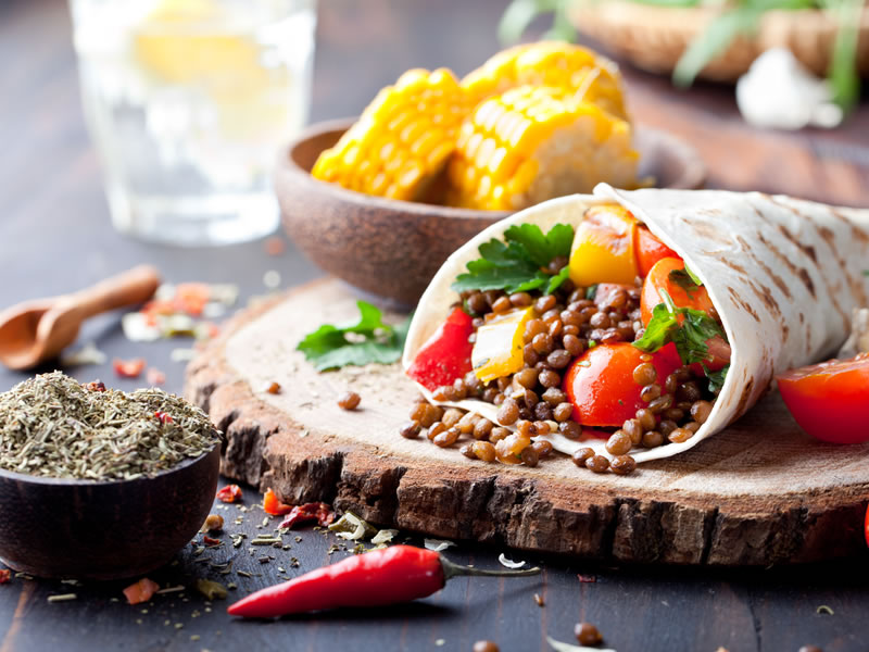 Tortilje punjene lanenim sjemenkama i tunom