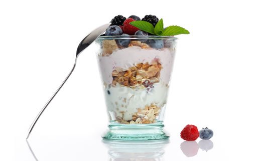 Jogurt sa sjemenkama i borovnicama