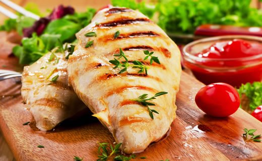 Pileća prsa s limunom, limetom i grejpom