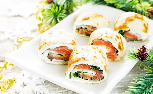 Tortilje punjene salatom od jagoda