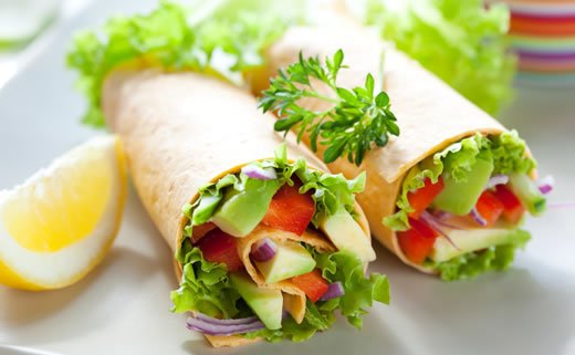 Tortilje punjene piletinom i orašastim plodovima